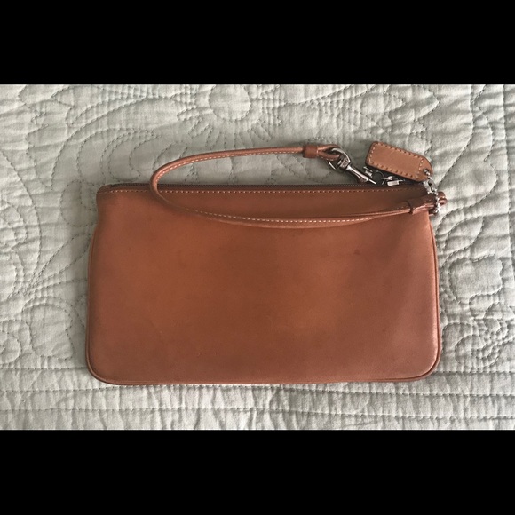 REDUCED Coach leather wristlet - Picture 2 of 4